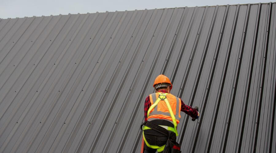 Professional metal roof installation services in Hurdsfield, ND